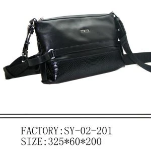 Men's Shoulder Bag With Pattern