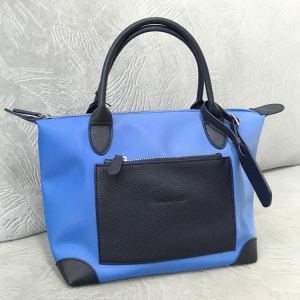 Nylon Bag Leather Handles